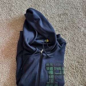 Polo by Ralph Lauren Navy and Green Sweater